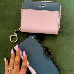 Kate Spade Wallet Case & Mini Wallet Bundle.
